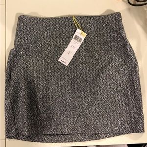 BRAND NEW BCBG Silver Mini Skirt